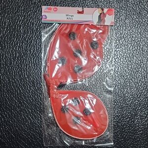 Just Pretending Red Ladybug with Glitter Dots Costume Wings